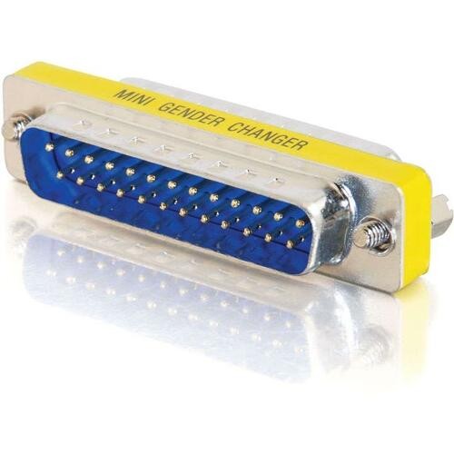 1 x 25-pin DB-25 Male - 1 x 25-pin DB-25 Male - Yellow, Silver - 1 Each
