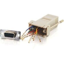 1 x RJ-45 Female - 1 x 9-pin DB-9 Female - Gray - 1 Each