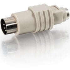 1 x 6-pin Mini-DIN (PS/2) Female - 1 x 5-pin DIN Male - Beige - 1 Each