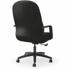 Exec High-Back Chair, 26-1/4"x29-3/4"x46-1/2", BK Leather