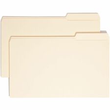 File Folders, 1/3 Right Tab Cut, 2 Ply, Legal, 100/BX, MLA