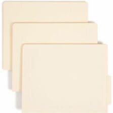 End Tab Folders, 4" Tab, 9-1/2"Front, Ltr, 100/BX, MLA