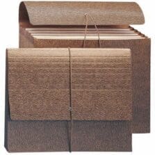 Partition Wallet, 11-3/4"x9-1/2", 6 Pockets, 10/BX, KIT