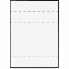 Transcription Label, Ruled, 5/Sheet, 8-1/2"x2", 100/BX, WE