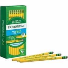 Pencil, No 2, Triangular Shape, Beginner W/Eraser, 36/BX