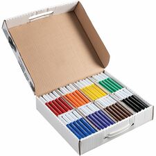 Washable Markers, Master Pack, Bullet, 25/Color, 200/BX, AST
