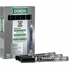 Redimark Permanent Marker, Chisel Point, Black