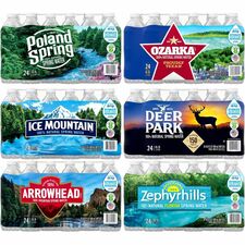Spring Water, 0.5 Liter Bottles, 24/CT