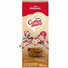 Coffee Creamers, Liquid, Original, 0.38oz Singles, 50/BX, WE