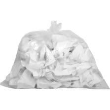 Can Liners, 7-10 Gallon, 0.6 mil, 24"x23", 500/CT, Clear