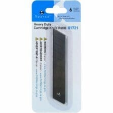 Utility Knife Refill Cartridge, Snap-Off Blades, 6/PK, SR