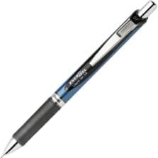 Gel Pen, Retractable/Refillable, Metal Tip, 0.7mm, BK Ink