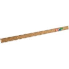 Bulletin Bar, Self-healing Cork, 18"L, Aluminum frame