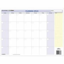 Erasable Wall Calendar, Jan-Dec, Reversible, 16"x12"