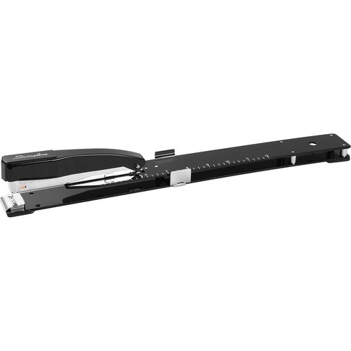 HEAVY-DUTY LONG REACH STAPLER, 20-SHEET CAPACITY, 12" THROAT, BLACK