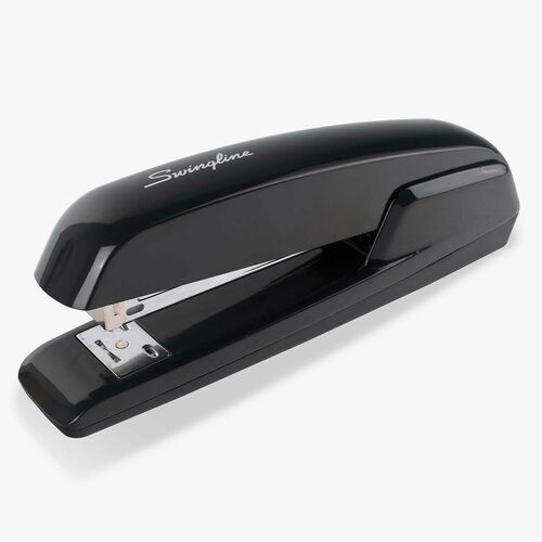Durable Full Strip Desk Stapler, 25-Sheet Capacity, Black