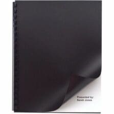 Binding Covers, Square Corners, 8-1/2"x11", 50/PK, Black