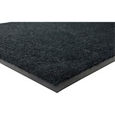 Wiper Mat, Indoor, Nylon Carpet/Rubber Back, 43-1/2"x66", BK
