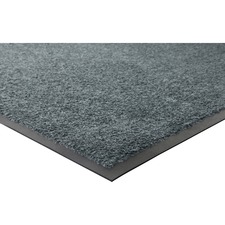 Wiper Mat, Indoor, Nylon Carpet/Rubber Back, 43-1/2"x66", GY
