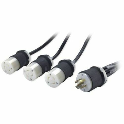 208 V AC - Black - 14.99 ft Cord Length - NEMA L21-20P - 1 Each