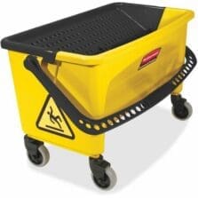 Press Wring Bucket, f/18"L Pads, 26.2"x14.5"x16.1", Yellow