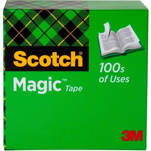 MAGIC TAPE REFILL, 1" CORE, 0.5" X 36 YDS, CLEAR
