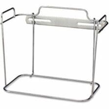 Wall Bracket, 2 Gal. Container, Non-Locking, Chrome