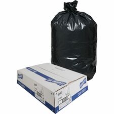 Trash Bags, Heavy-Duty, 1.5 mil, 55-60 Gallon, 50/CT, Black
