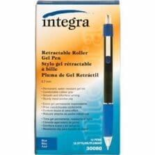 Roller Gel Pen, Retractable, .7mm, 1DZ, Blue Barrel/Ink
