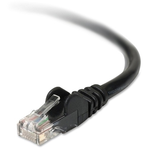 CAT6 UTP Computer Patch Cable, 5 ft, Black