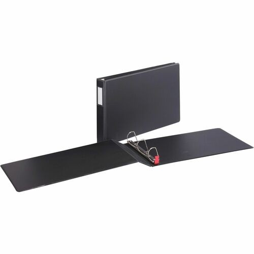 PREMIER EASY OPEN 11 X 17 LOCKING SLANT-D RING BINDER, 3 RINGS, 1" CAPACITY, 11 X 17, BLACK