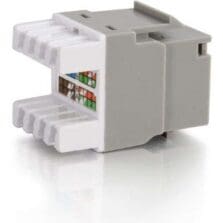 1 Each - 8-pin RJ-45 Network - Gray