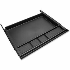 Drawer, Center, Wood, f/Hgt-Adj Desk, Graphite/Black