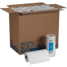 Bleached Towels, 2-Ply, 85 Sheets/Roll, 30/CT, WE