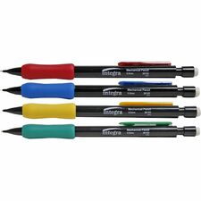 Grip Mechanical Pencil, Refillable, .5mm, Assorted