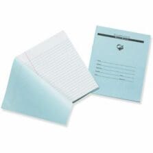 Exam Book, 3/8" Ruled, w/Red Margin, 16 Pages, 8-1/2"x7", 1000/CT