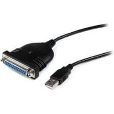 LA 6FT USB TO PARALLEL ADAPTER CABLE DB25F TO USBA MALE