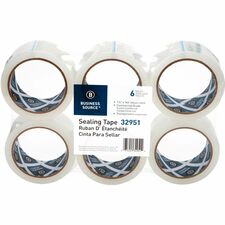 Sealing Tape, 2 mil, 1-7/8"x164', 6/PK, Clear