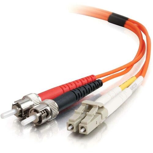 3.28 ft Fiber Optic Network Cable - First End: 2 x LC - Male - Second End: 2 x ST - Male - Patch Cable - 62.5/125 &micro;m - Orange - 1 Each