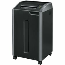 Cross Cut Shredder, 24-26 Sht. Capacity, 22"x20"x37-1/4", BK