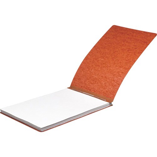 Pressboard Report Cover, Spring Style Fastener, 2" Capacity, 8.5 X 11, Earth Red/earth Red