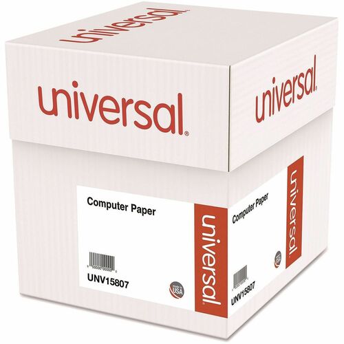 Printout Paper, 1-Part, 20 lb Bond Weight, 9.5 x 11, White, 2, 300/Carton