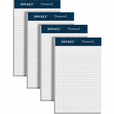 Writing Pads, Jr. Legal Ruled, 5"x8", 50 SHT/PD, 4PD/PK, WE