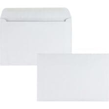 Booklet Envelope, Plain, 24lb, 6"x9", 500/BX, White