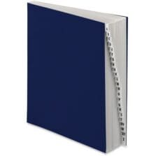 Everyday Deskfile, Letter, Tab, A-Z, Black/Blue