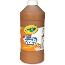 Finger Paint, Washable, 32oz, Brown