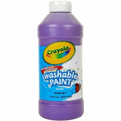 Washable Paint, Violet, 16 Oz Bottle