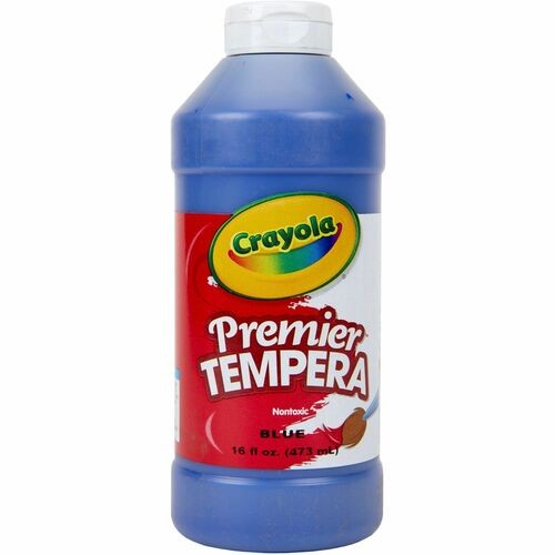 Premier Tempera Paint, Blue, 16 Oz Bottle