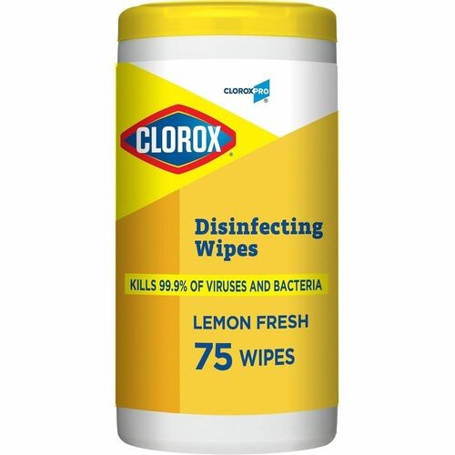 Disinfecting Wipes, Lemon Scent, 75 Wipes, WE