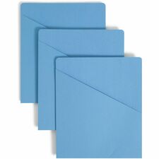 Slash Jacket, 11pt, 9-3/4"x11-1/2", 25/PK, Blue